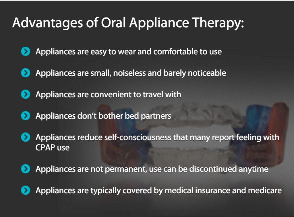 oral appliance therapy info